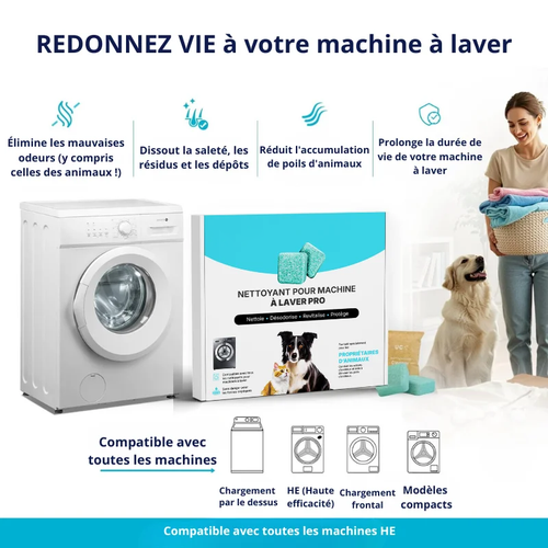 Nettoyant Pro pour Machine à Laver