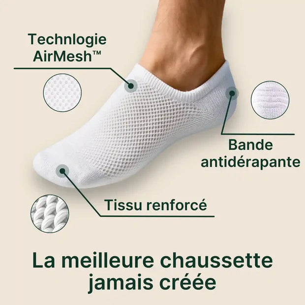 Pack 5 Paires chaussettes courtes en bambou Alto™